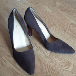 Ralph Lauren Brown Suede Pumps New 6.5